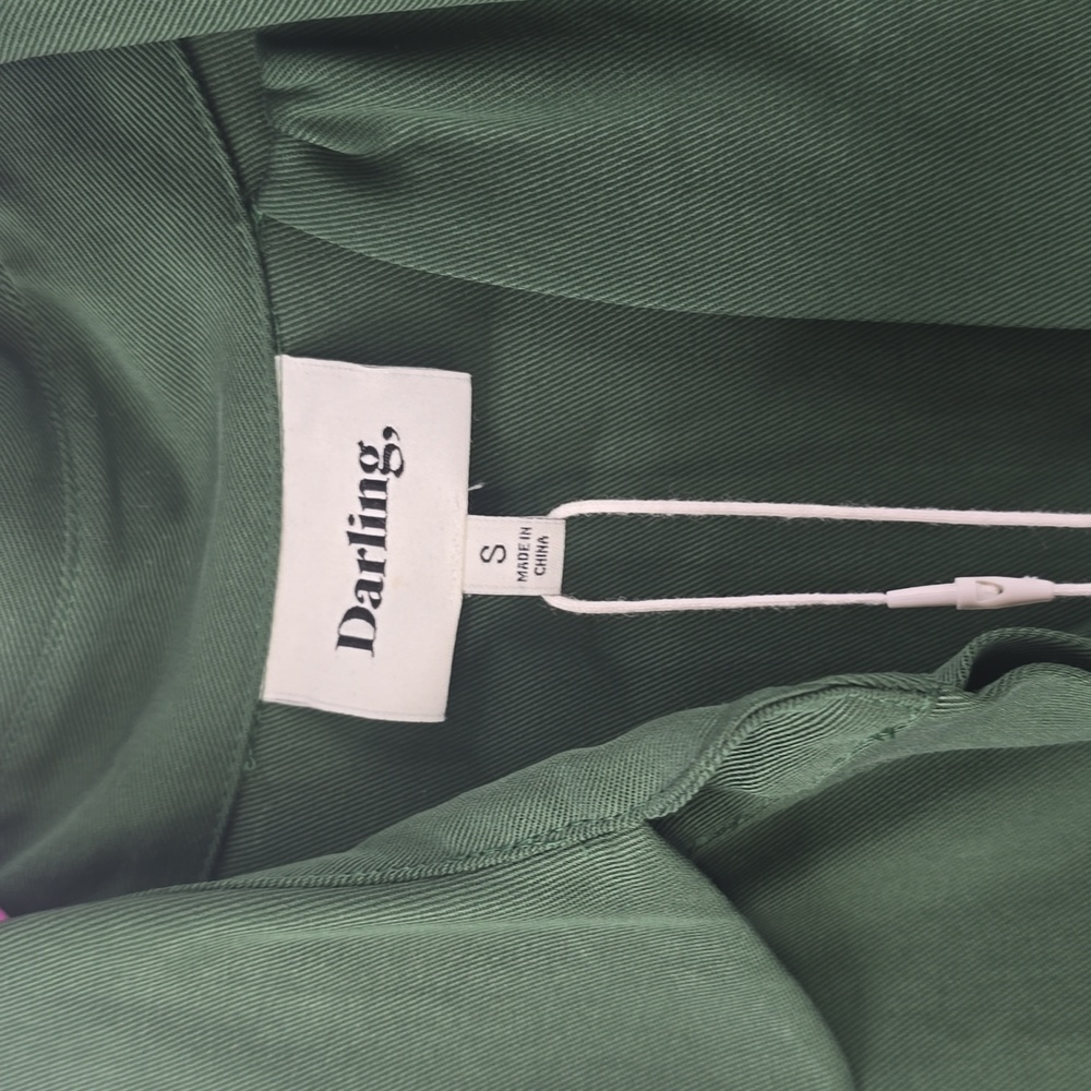 Darling Forrest Green Shirt Dress - Picture 7 of 13